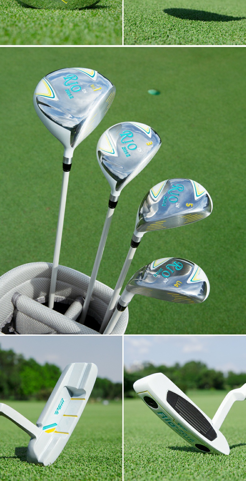 Bộ gậy đánh golf nữ PGM RIO II 11 gậy (4 gậy gỗ + 6 gậy sắt + 1 gậy putter) kèm túi đựng — 11 Gói bóng tiêu chuẩn [Trục thép], 11 Câu lạc bộ, túi bóng tiêu chuẩn [trục carbon], Gói bóng tiêu chuẩn 9 gậy [Trục thép], 9 gậy túi bóng tiêu chuẩn [trục carbon] chi tiết 5