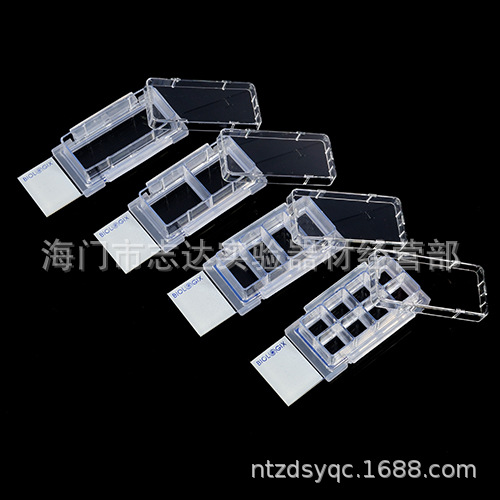 巴罗克 细胞培养玻片单孔/双孔/4孔/八孔高透明培养腔室 单片价