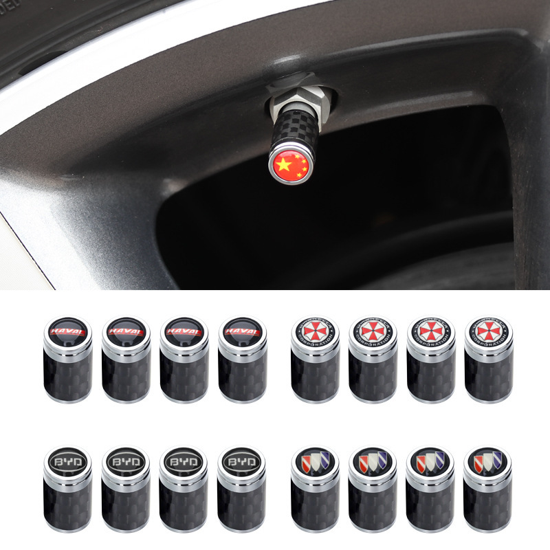 Tapa de Válvula de Neumático de Aluminio Antirrobo Decorativo para Neumáticos de Automóviles