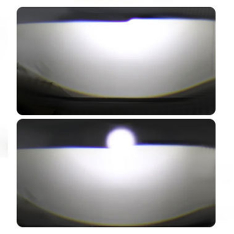 Lente láser Y3 delantero LED H4 de lejos y cerca de locomotora de motocicleta H4 delantero ojo de pez