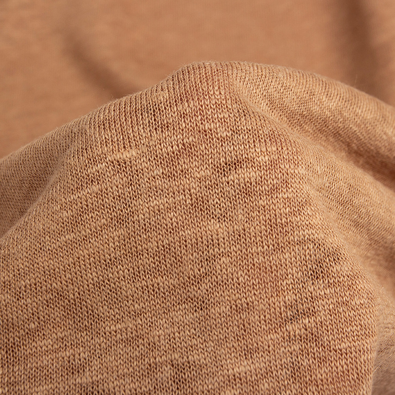 La tela de lino puro tejida es agradable para la piel y transpirable, ideal para la confección de camisetas, camisas, vestidos, pantalones y artesanías para hombres y mujeres.