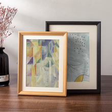 实木相框挂墙摆台12寸36创意A4K8 a3相册照片 影楼画框架裱