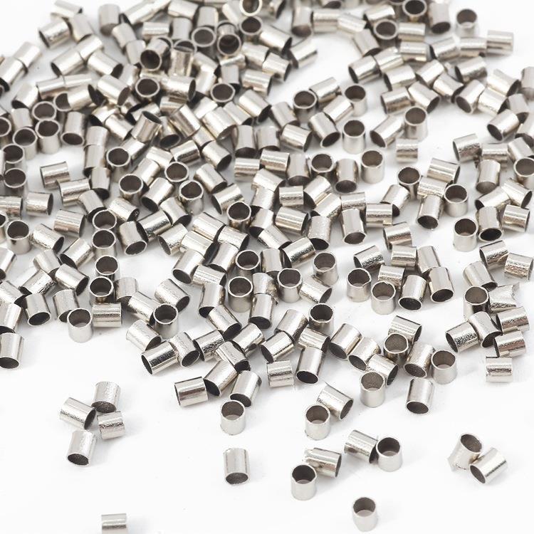 Copper Positioning Tube Necklace Jewelry Accessories Metal Beads Positioning Beads Earrings Earrings Bead Curtain Fixed Bead Alloy Tube Copper Positioning Tube Necklace Jewelry Accessories Metal Beads Positioning Beads Earrings Earrings Bead Curtain Fixed Bead Alloy Tube