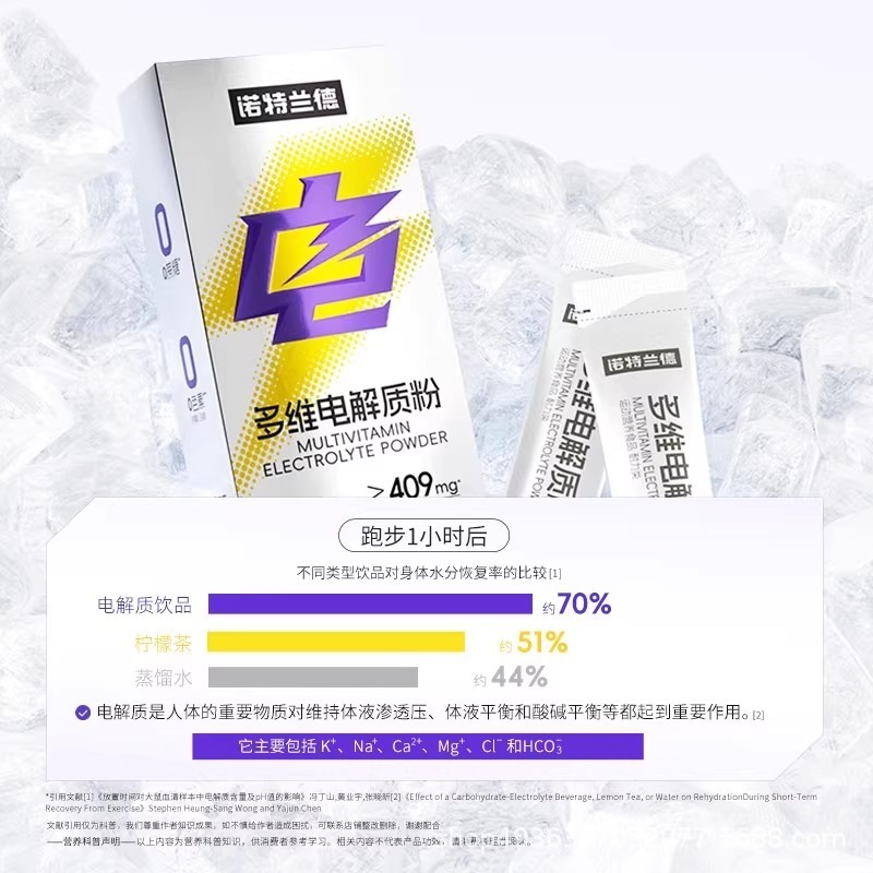 ノット. ランド電解質飲料運動栄養粉補充ビタミン電解質水洗浄剤粉充填能糖|undefined