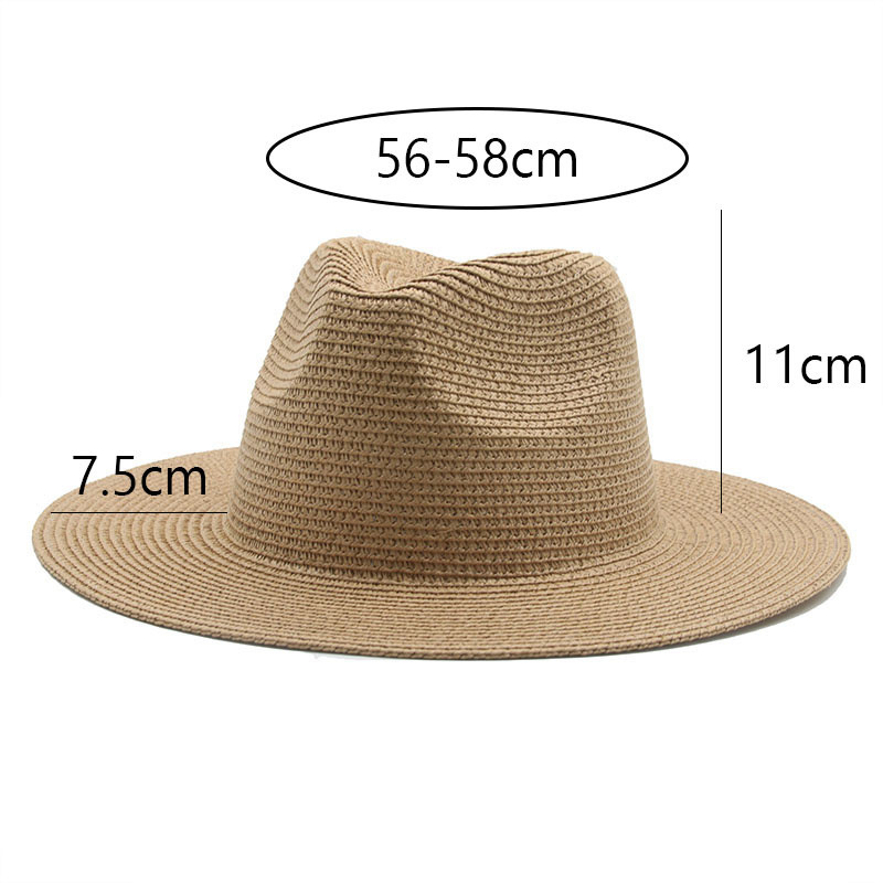 Unisex Basic Solid Color Flat Eaves Straw Hat display picture 1
