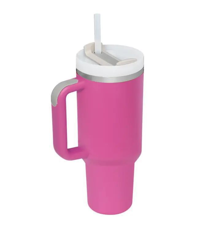 Transfronterizo en stock 40Oz Coche Taza de gran capacidad de doble capa de acero inoxidable mango Taza portátil al aire libre taza de vacío del coche