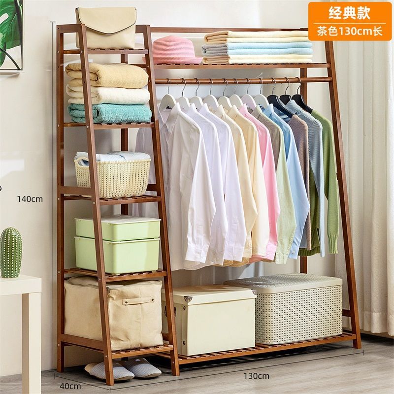 Perchas, postes, dormitorios, perchas de piso, perchas, ropa y sombreros, estantes de ropa para el hogar de interior, gabinetes de almacenamiento simples