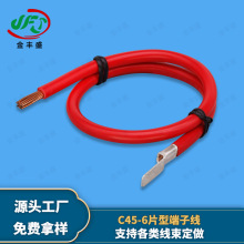 厂家供应C45-6片型端子线 电箱内部连接配线继电器空气开关连接线