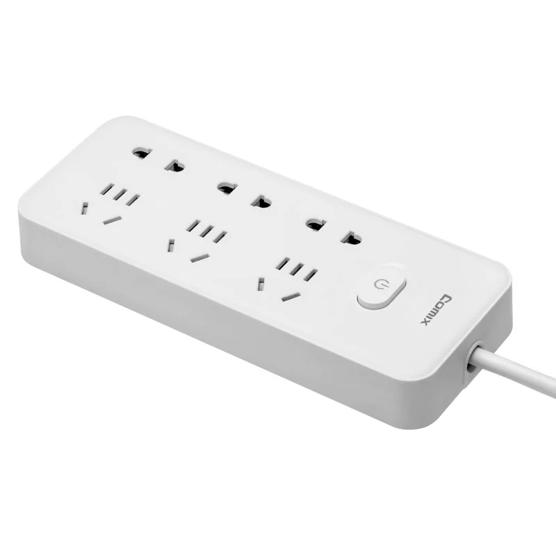 齐心 PCP-W628 2.8m W648 4.8m extension cord socket 6-position 21-hole main control slot