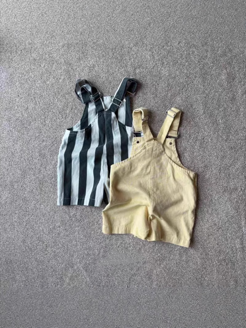 Brand summer solid color overall