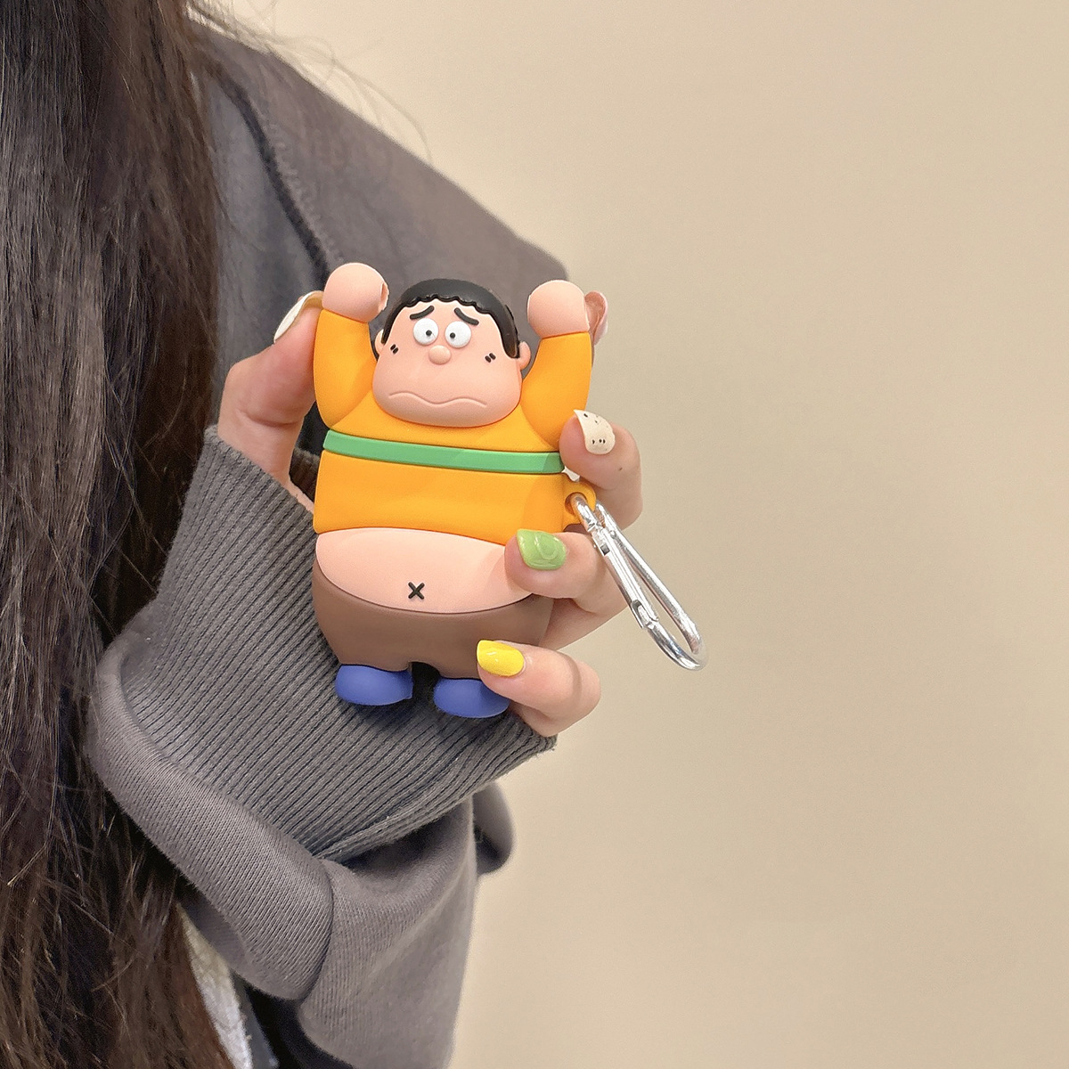 Lifting Fat Tiger Airpods Pro Apple 2 / 3 generación auriculares Bluetooth inalámbricos, cubierta de dibujos animados para perder peso