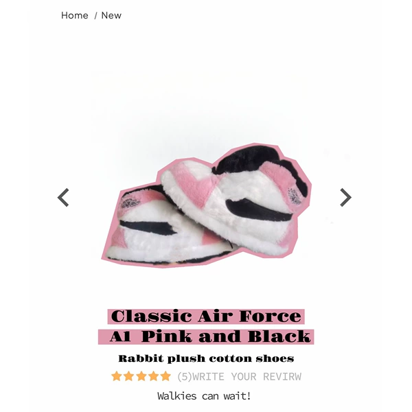 A1 pink black