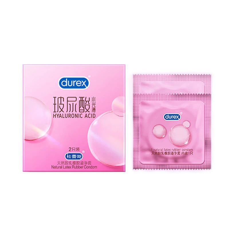 Ультратонкие презервативы для мужчин с клубникой Durex, 2 упаковки, полный набор