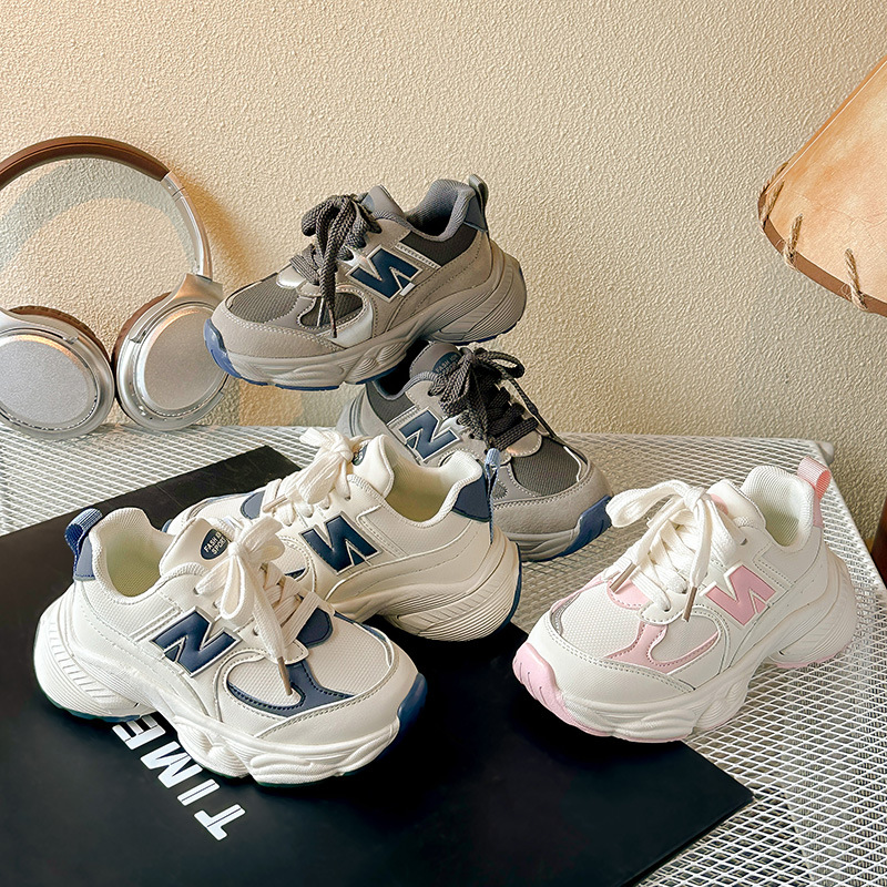 Zapatos de niñas 2025, nuevos zapatos deportivos para niños, zapatos de papá para niños, zapatos de running coreanos con suela suave