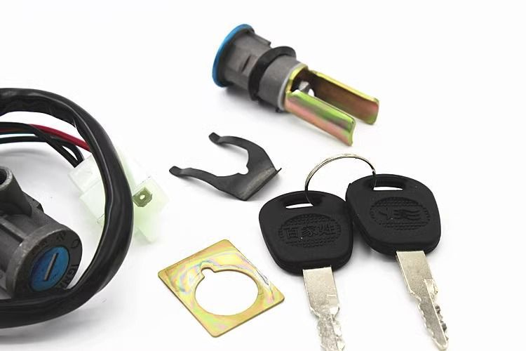 Curved Beam Motorcycle Dy100 Power Lock Full Car Cover Lock Ignition Key Switch Jialing 110 Electric Door Lock Faucet Lock