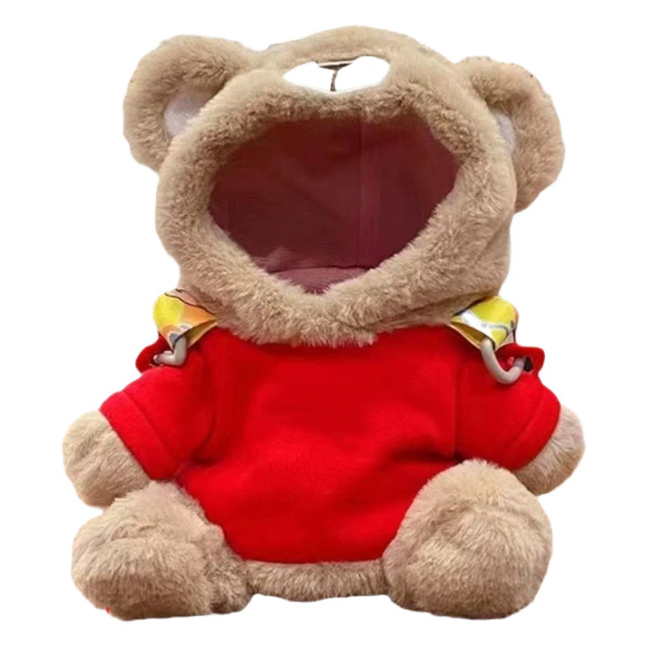 Пет открытая голова одно плечо вне медведь сумка чашки чая сумки посыльного небольшой рюкзак молока собака сумка вне портативная