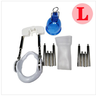 Pene Camilla masculino físico estiramiento soporte Pene entrenador de vacío presión negativa Ejercitador de pene