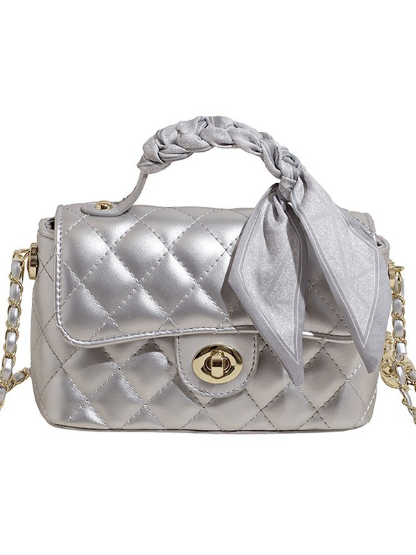 Bolso de mujer 2025 nuevo este año popular bolso de mano cuadrado de moda alta cadena de diamante bolso de hombro