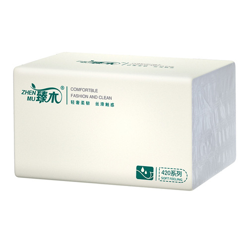 Zhenmu 400 sheets plus 20 large packs of paper towels for home use thickened hand towels and facial tissues wholesale