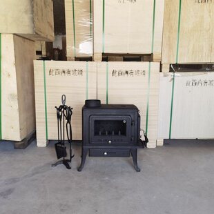 L * cast iron fireplace real fire home wood-burning European living room heating independent home stay villa rural self-built house mining