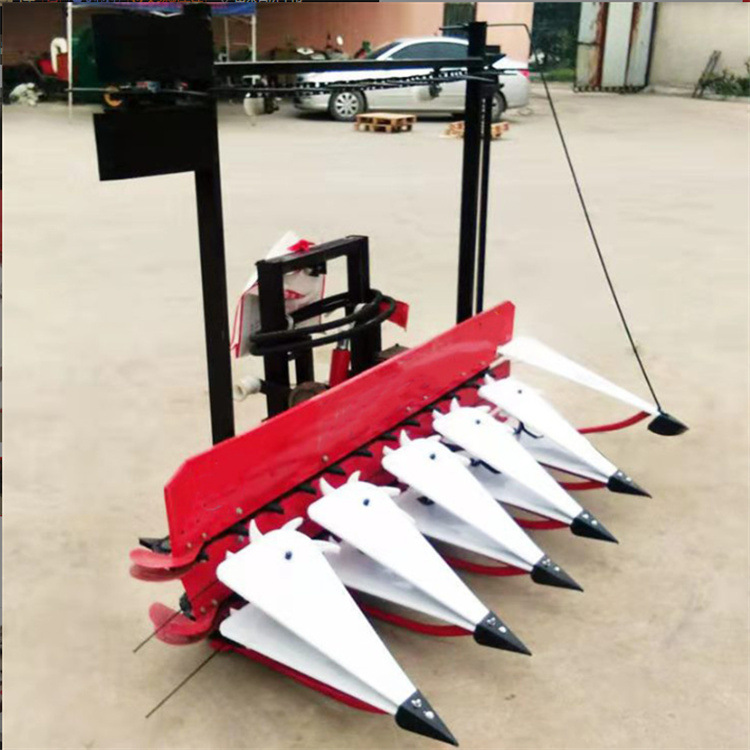 前置式玉米秸秆割倒机 油菜收割机  自走式谷物割晒机