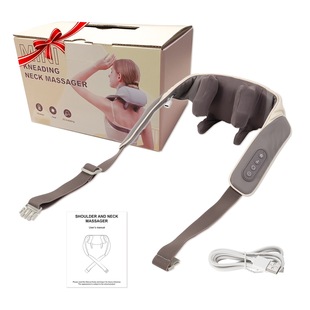 Cross-Border Trapezius Massage Shawl Neck Massager Electric Hot Compress Kneading Massage Shoulder and Neck Massager