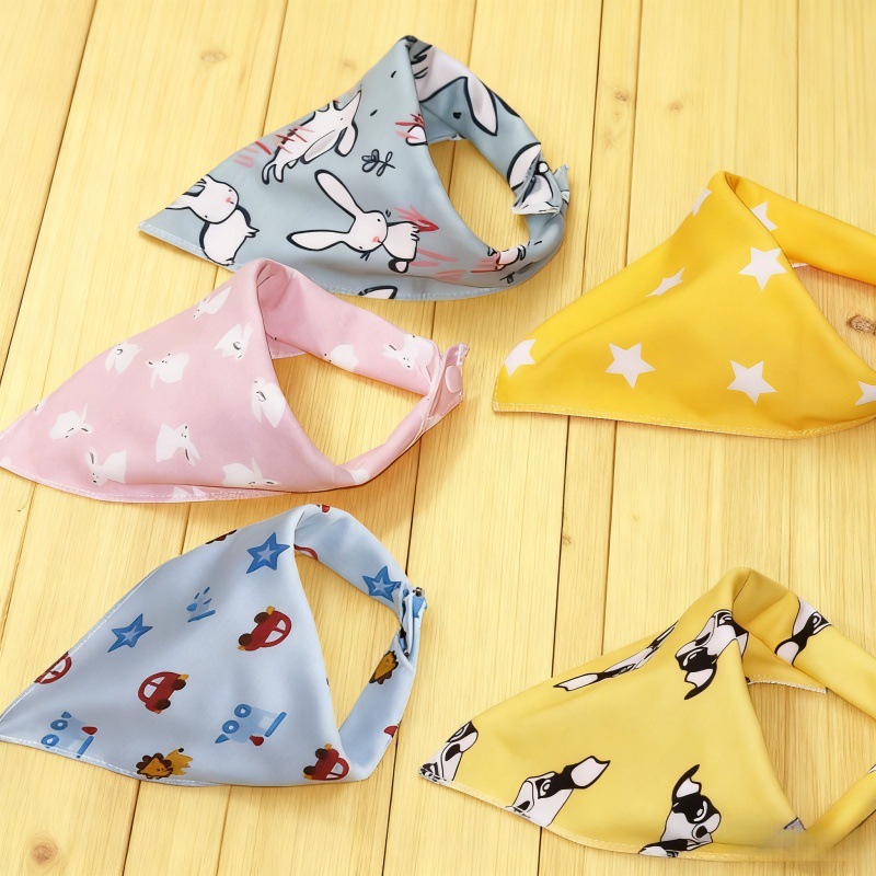 Toallas para mascotas suaves y cómodas para perros y gatos collar bufones para mascotas decoración Teddy Bear toallas de saliva para mascotas