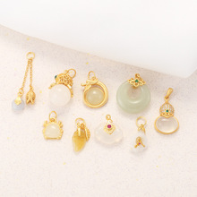 S925�y��Ȼ�����������J����ƽ���۵���diy�ֹ������Ʒ���T21