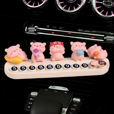 Concealable Creative Accessory Nömrəli dayanma kartı - 5-combinations-of-struggle-pigs-beige-free-aromatherapy-stick-number