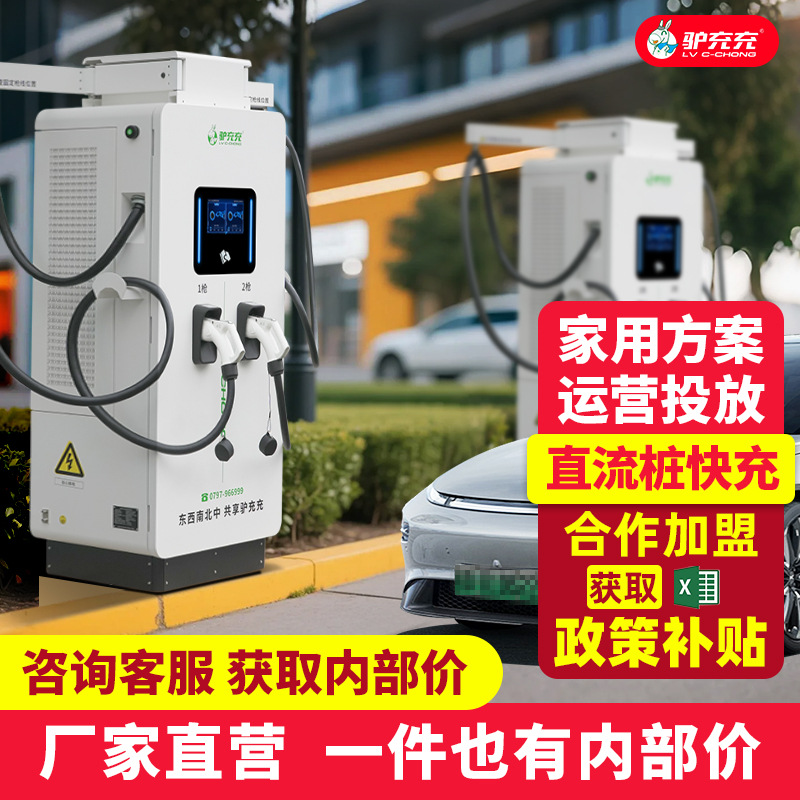 新能源电动汽车快充充电桩站9孔商用运营直流60/120/240kw380V