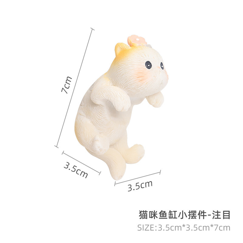 猫のペンダント、緑の植物のペンダント、マイクロランドスケープ水槽、水槽造園、爬虫類の装飾品、ガーデニングの創造的な植木鉢|undefined
