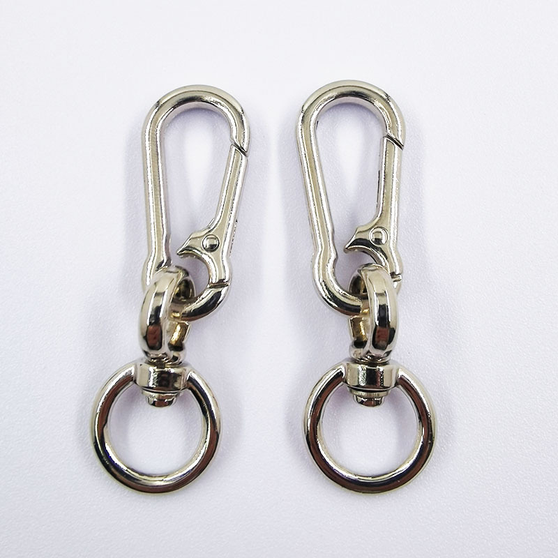 電気泳動黒8字環登山ボタンのキーホルダー