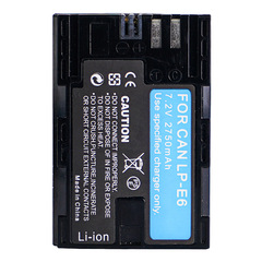 Battery LP-E6 LP-E6N compatible with Canon cameras EOS 80D 90D 5D3 5D4 6D2 7D R5 5D2