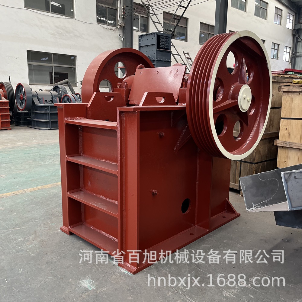 花岗岩鄂式破碎机中小型移动粗碎石头粉碎设备300*500颚式碎石机