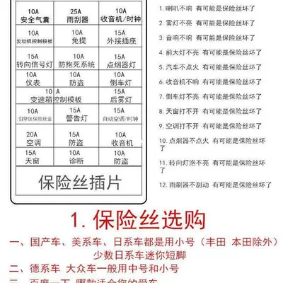 Other Electric Vehicle Accessories Insurance Insert 30A 20A