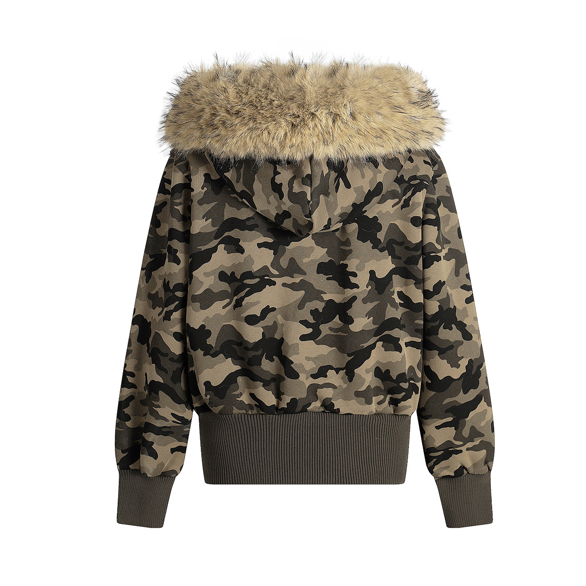 Sweat à capuche style rétro américain pour homme, veste courte à col en fourrure, style cardigan, collection automne 2025_voghion.com