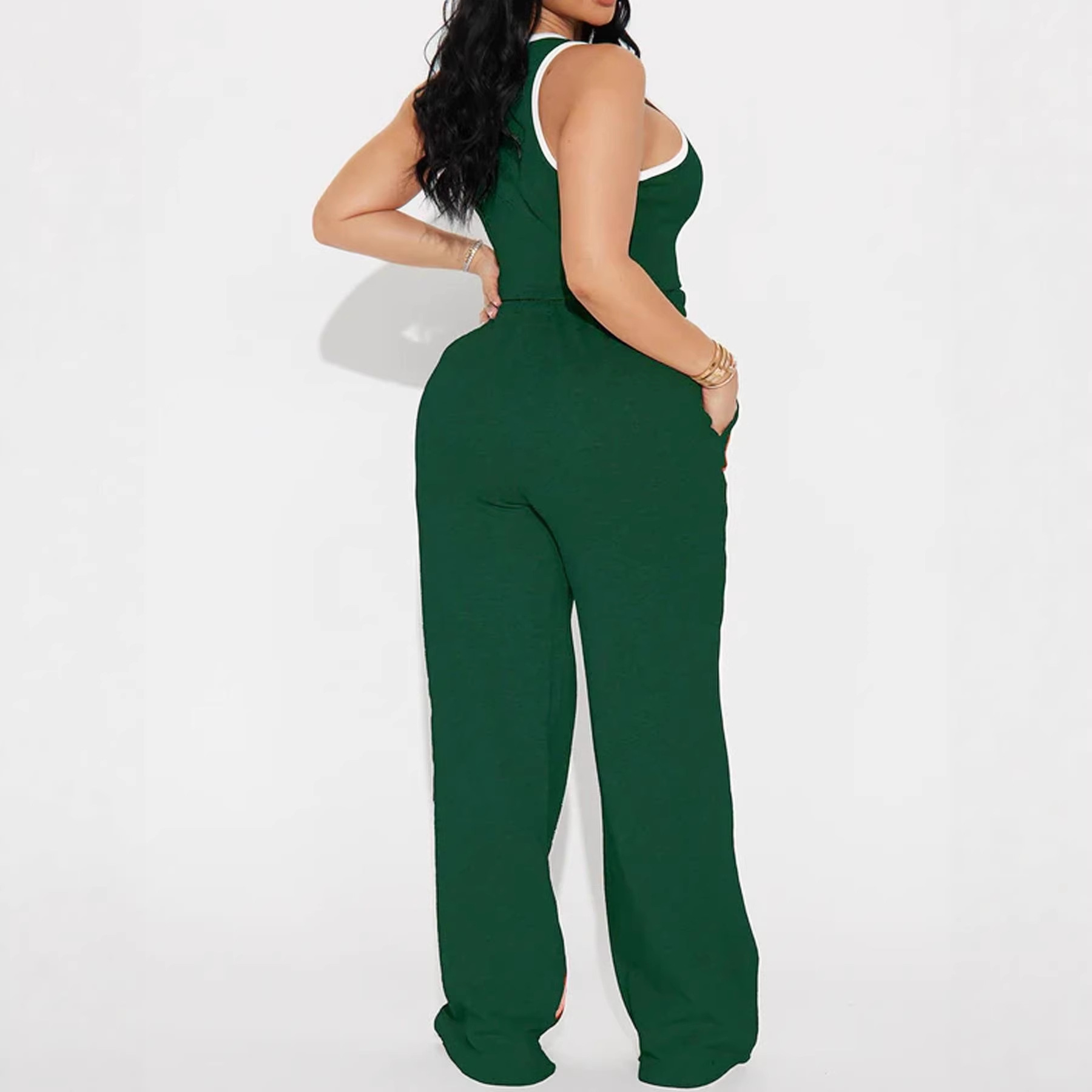 Ropa de mujer Conjunto de chaleco y pantalón para mujer Estilo popular Ropa para ir al trabajo Conjunto de ropa de mujer para ocasiones formales e informales para mujer_voghion.com