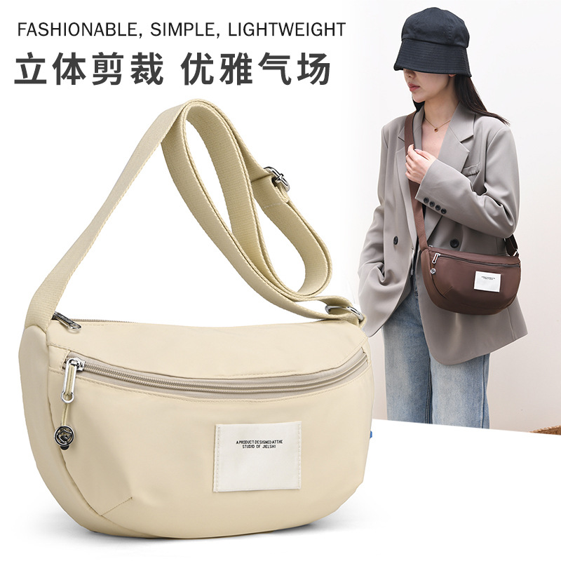 女包包2025春季新款尼龙布包跨境风潮轻便单肩斜挎女包休闲包韩版