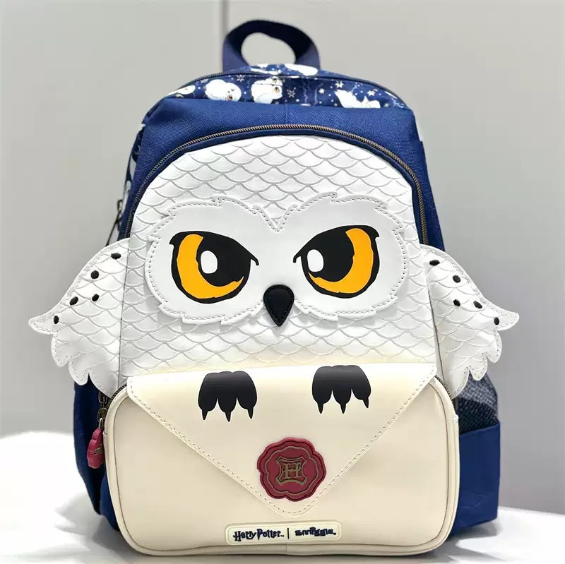 Australia Smiggle caricatura mochila de tamaño medio jardín de infantes mochila de hombro 3D con sombrero de caricatura