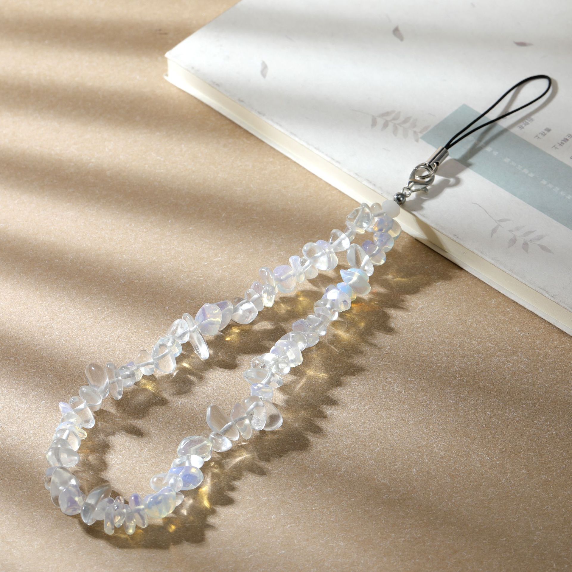 1 Pièce Vêtement De Rue Irrégulier La Pierre Naturelle Chaîne De Téléphonie Mobile display picture 6