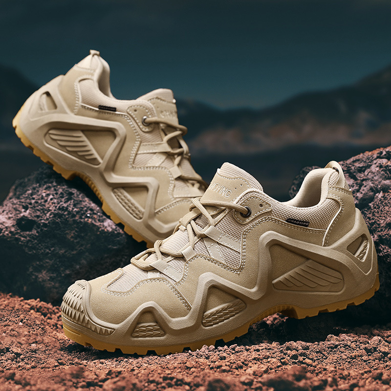 2024 otoño nuevo ligero y fácil acompañar herramientas retro de suela gruesa casual zapatos de montaña diarios para hombres