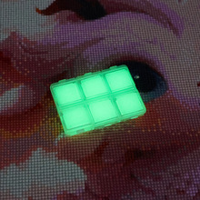 钻石画新款夜光胶泥盒装 DIY彩色点钻泥5D点钻笔硅胶粘泥工具套装