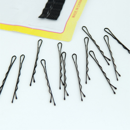 Korean children's hair accessories headband baby black one-word clip fine hairpin little girl side clip top clip hairpin trinket