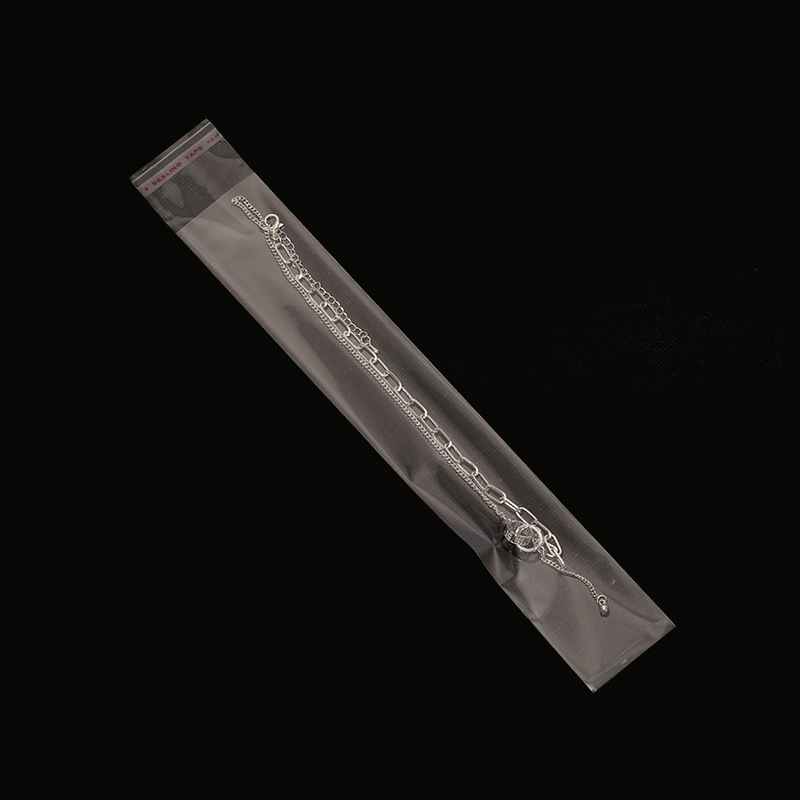 self-adhesive transparent necklace