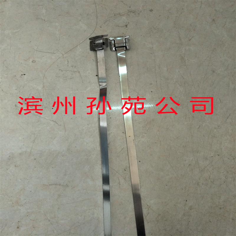 供应 不锈钢扎带 不锈钢捆绑带 杆号牌绑带 电力用扎带