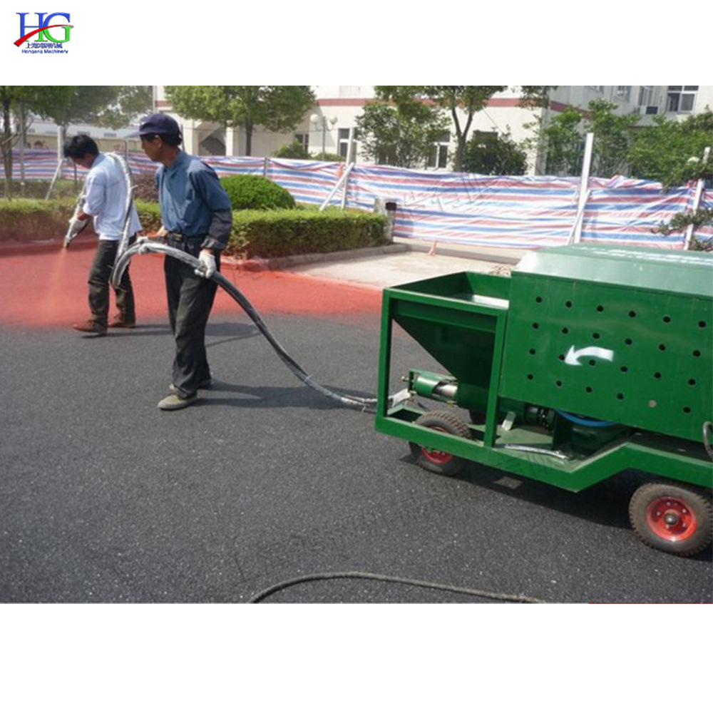足球场地面喷射机 小型塑胶跑道喷涂设备 学校操场防腐漆涂装设备
