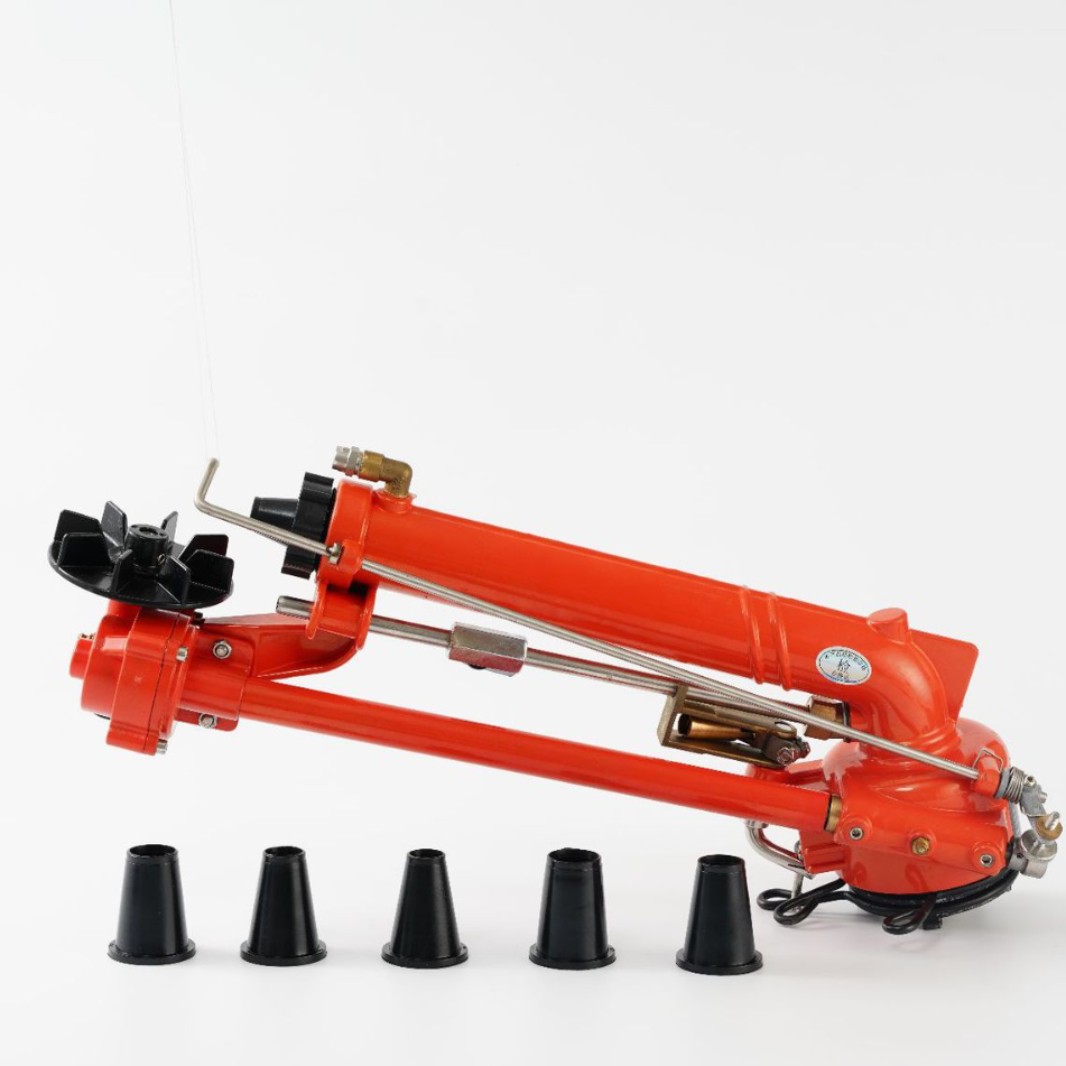 Pistola de pulverización de riego, ángulo de elevación, agricultura, rotación automática, riego de jardín, riego resistente a la sequía a distancia, atomización de artefactos, spray de boquilla