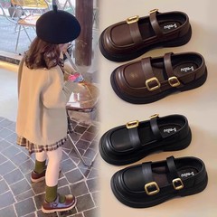 子供の靴の女の子の王女の靴の英倫風の小さい靴の2025年の春と秋の靴の女の子の子供の靴の女性の赤ちゃんの靴