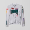White Grey Long Sleeve