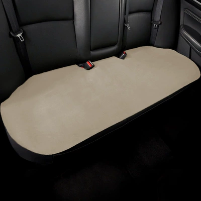 Four Seasons Pad | seat cushion for women - beige-rear-seat-high-quality-suede-all-season-temperature-control-default-item